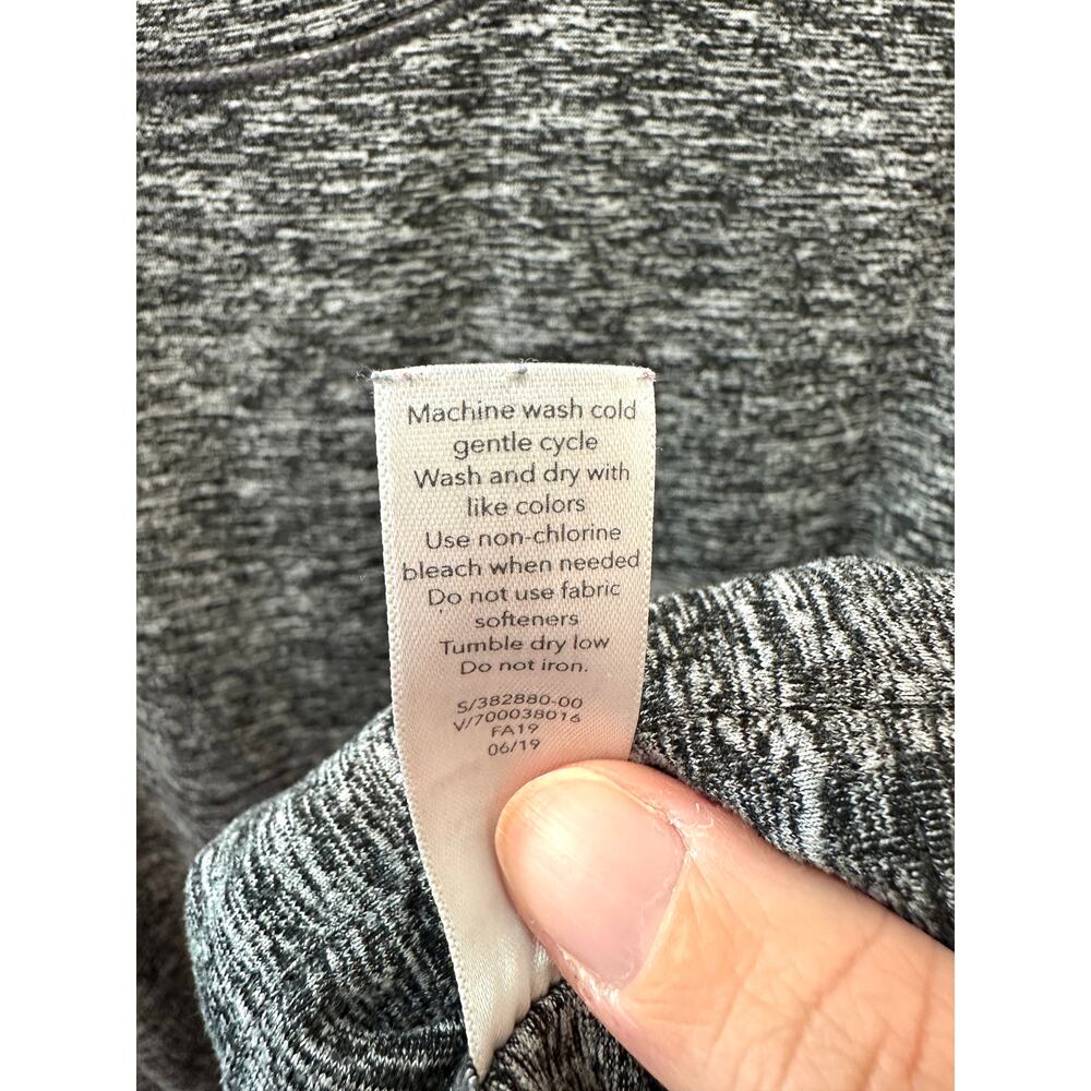 ATHLETA | Gray Long Sleeve Athletic Top Soft Stretch Crewneck | Large - Picture 6 of 6